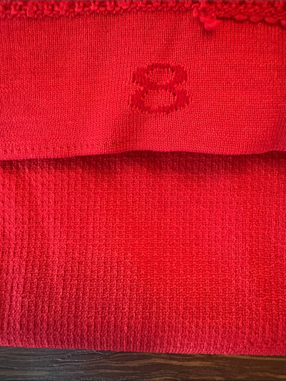Lululemon Swiftly Tech Short Sleeve Crew Red Seamless Running Workout Top Size 8 - Picture 8 of 8